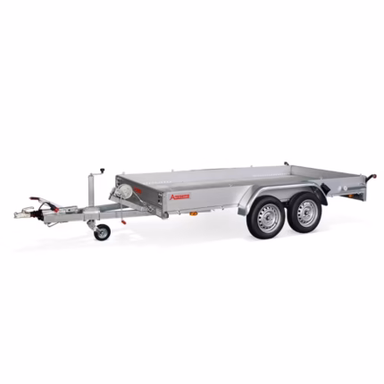 Autotransporter ANSSEMS AMT 3000 – 3,0 t mit Aluminium-Ladeboden, Seilwinde und Auffahrrampen